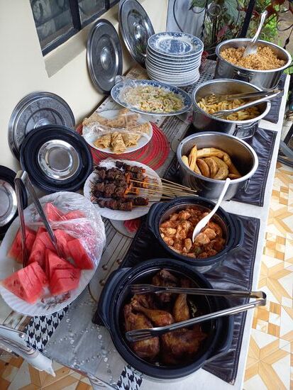 Der Koch hat ein leckeres Menü gezaubert.