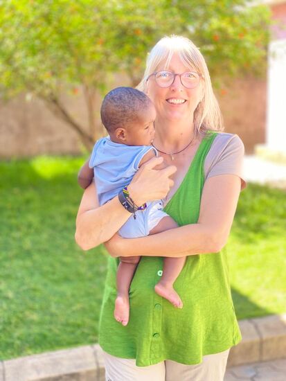 Der kleine Inocent ist erst wenige Tage bei uns.