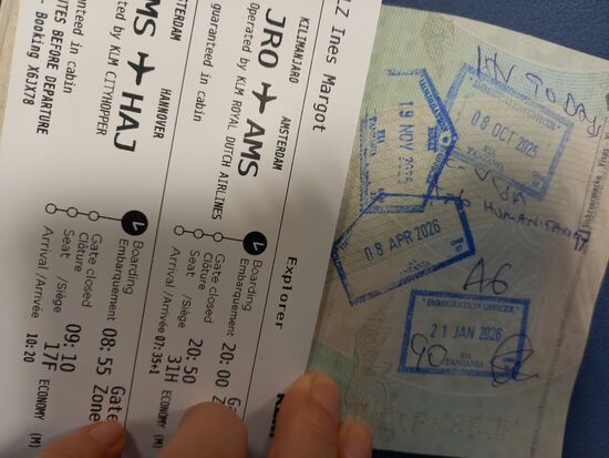 Am Flughafen geht alles ganz fix ...