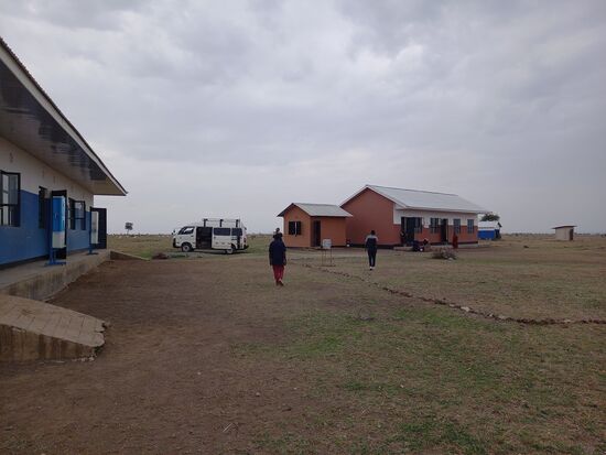 Ein Blick auf das weitläufige Gelände.