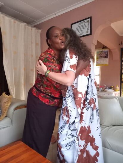 Auch hier gibt es herzliche Umarmungen für Rita. Heute Abend wird sie abreisen.  Danke für die gemeinsame Zeit!