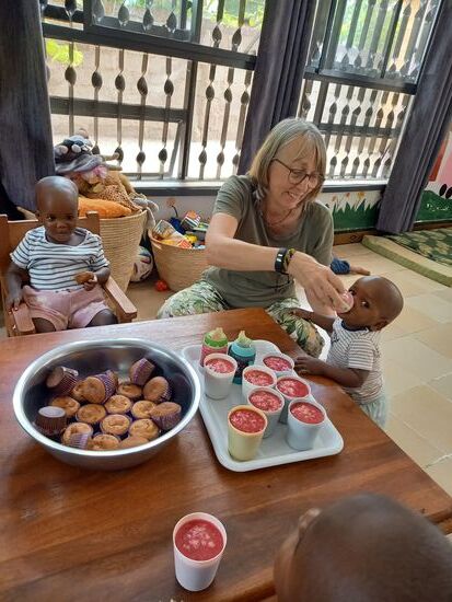 Yummi - Muffins und Fruchtsaft