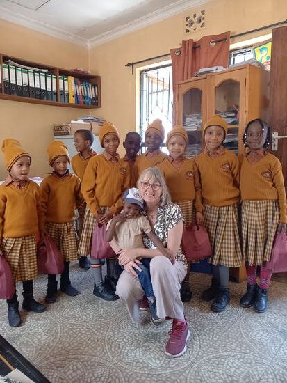 Schließlich machen wir ein Gruppenfoto.