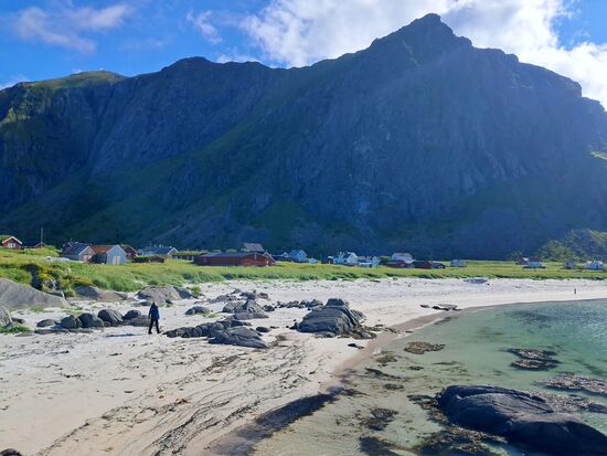 Der Strand ist ebenfalls ganz und gar naturbelassen.