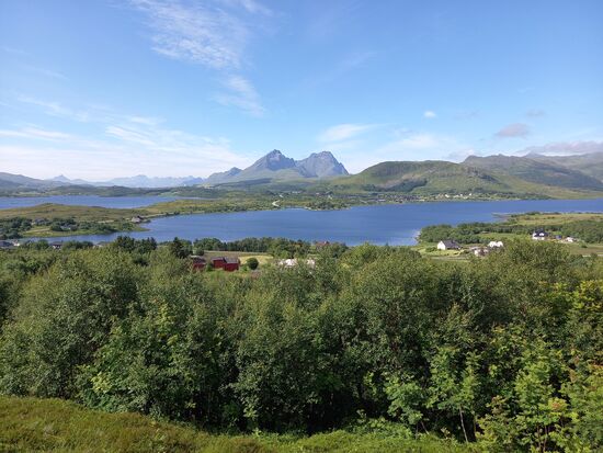 Aussicht auf den Borgfjord