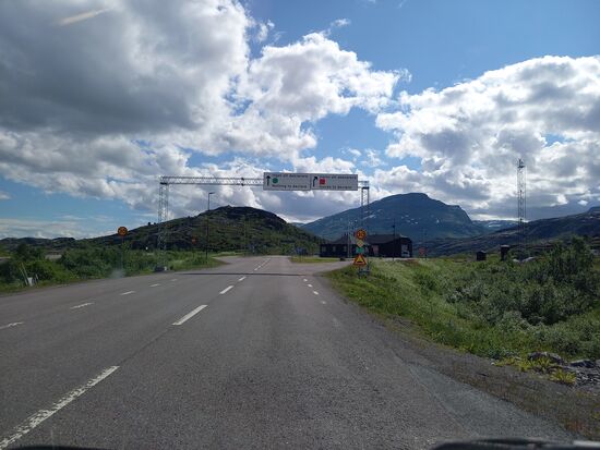 An der Grenze gab es keinerlei Kontrollen.