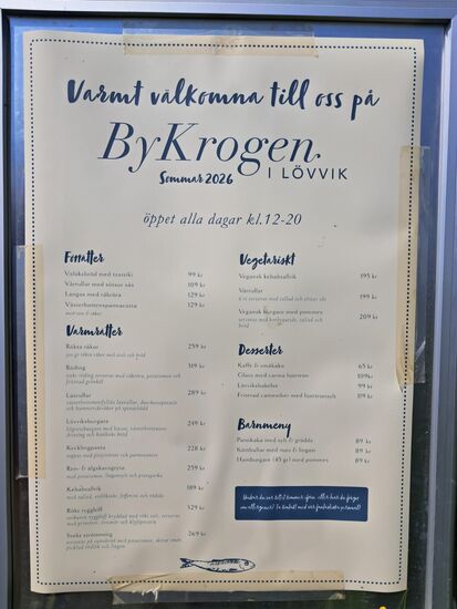 Die Speisekarte