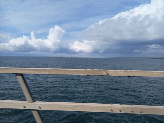 Sechs Kilometer direkt über der Ostsee