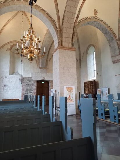 Im Inneren der Kirche.