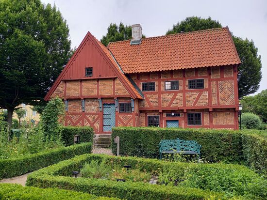 Blick auf das alte Bürgermeisterhaus.