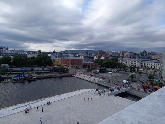 Sicht auf die Stadt.