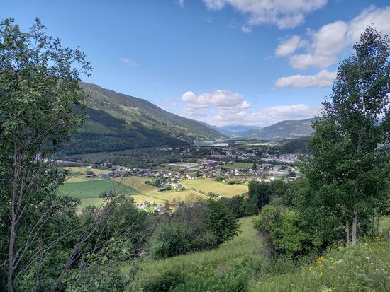 Blick auf Ringebu