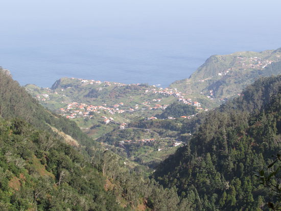 Immer wieder war auch ein Blick auf die Orte frei.