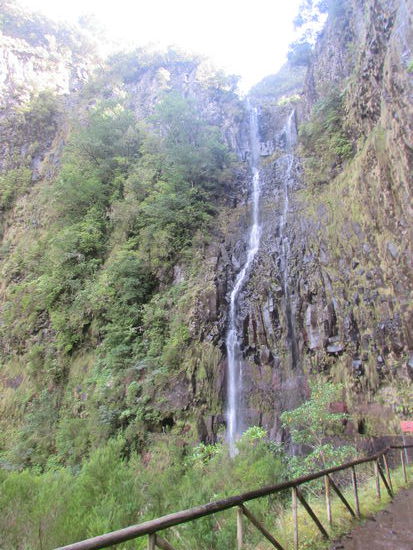 Der Risco- Wasserfall.