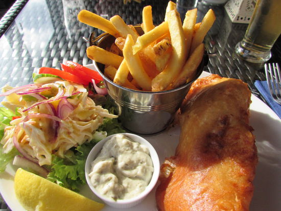 Das Essen war reichhaltig und lecker.