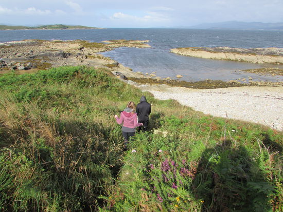 Es dauert nicht lang und schon entdecken wir eine kleine Bucht die zum fotografieren einlädt....