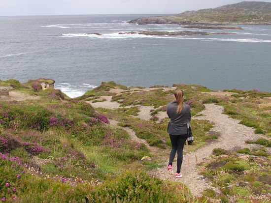 Schon wieder eine super schöne Aussicht  
...hier blüht Heide ...
Früher wurde in dieser Gegend Kupfer abgebaut.