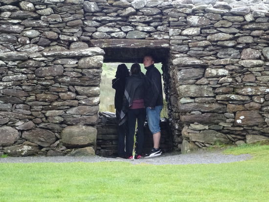 Leider fängt es fürchterlich an zu regnen.