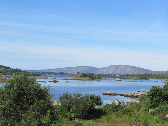So sieht es auf dem Weg entlang der Küstenstrasse aus.