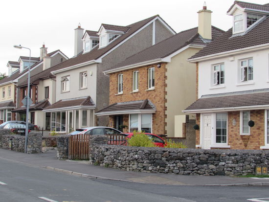 Eine typische Hausreihe.