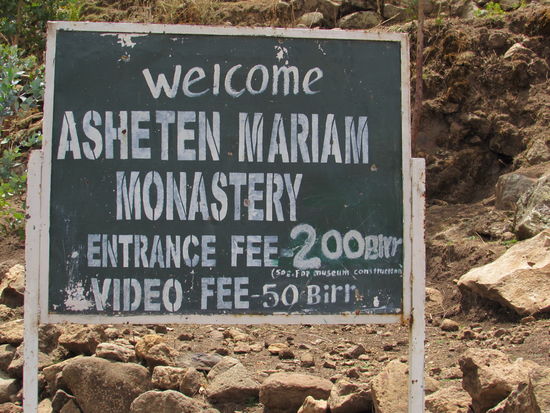 Hier müssen wir schon mal Eintritt zahlen.