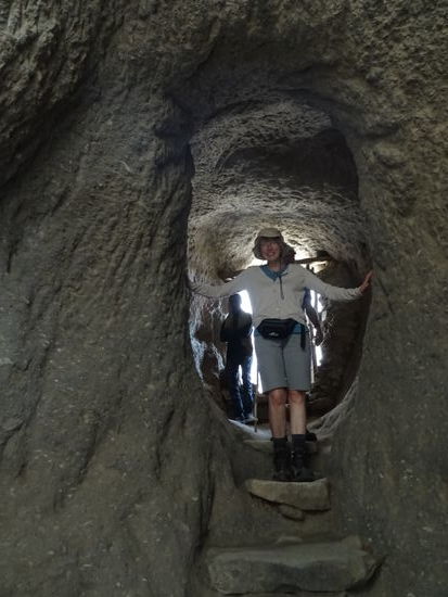 Dann machen wir uns auf den Rückweg.