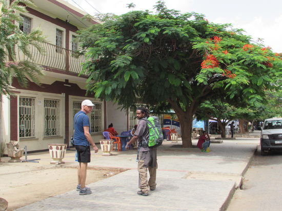 Unsere Unterkunft für die nächsten zwei Tage, das Africa Hotel
