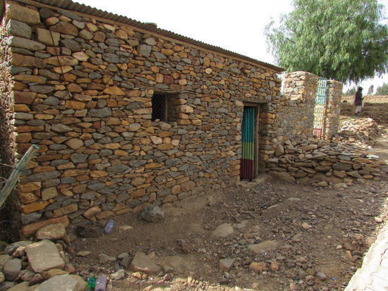 In dieser unscheinbaren Hütte befindet sich ein "Ortseingangschild" aus dem 4. Jahrhundert.