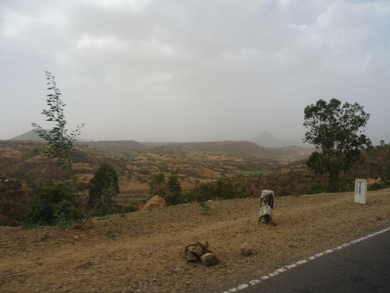 Doch leider ist es sehr diesig  