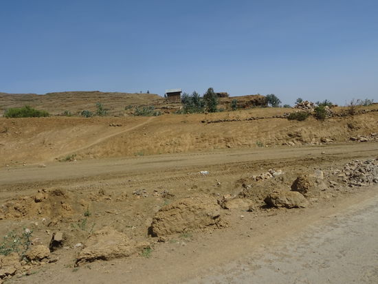 Hier ist alles trocken und staubig.