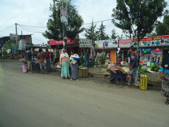 Straßenbilder in Addis