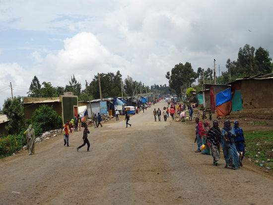 Typische Ortsdurchfahrt