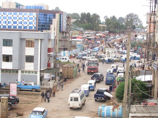 Blick von unserem Balkon