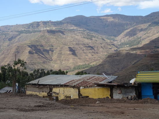 Auf dem Weg zurück vom Markt.