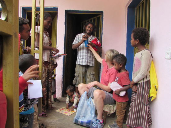 Auch die Großen bekommen etwas 