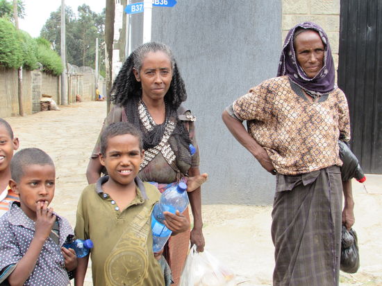 Diese Familie gehört zur Volksgruppe der Tigray.