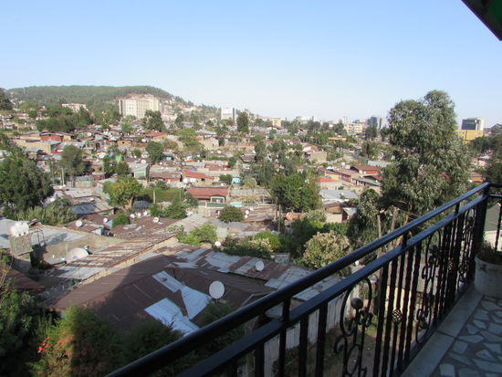 Ein Blick von unserem Balkon