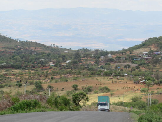 Auf dem Weg zum Markt der Hama und Sami