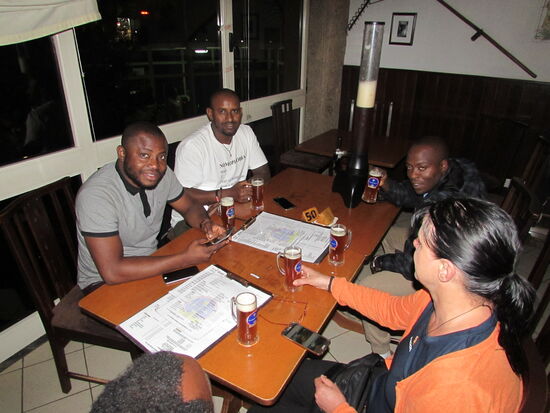 So geht ein langer Tag mit einem Bier zu ende  Prost!