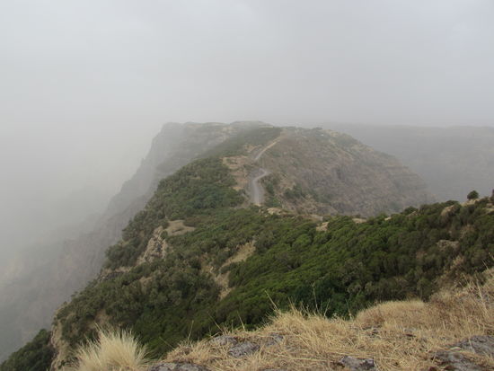Da gaaanz hinten ist unser heutiges Etappenziel.