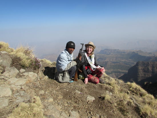 Der Scout freut sich mit auf das Foto zu kommen.