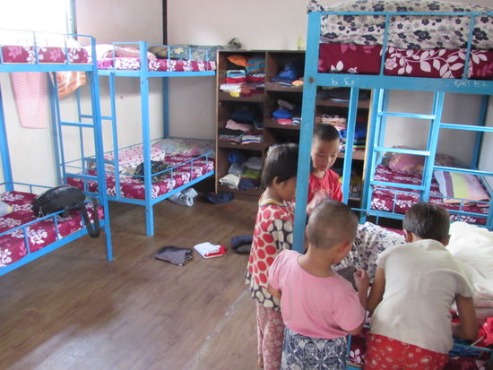 Das Schlafzimmer der kleinen Mädchen.