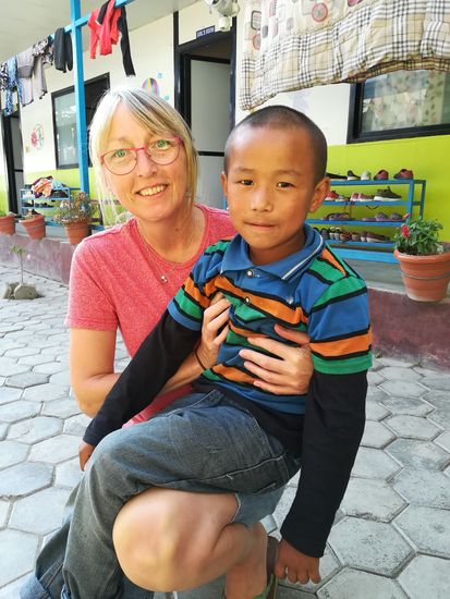 Tsering, er kann super rappen.