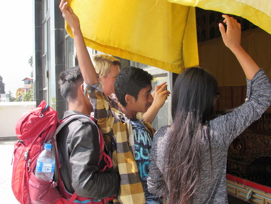 Was gibt es da wohl spannendes zu sehen? 