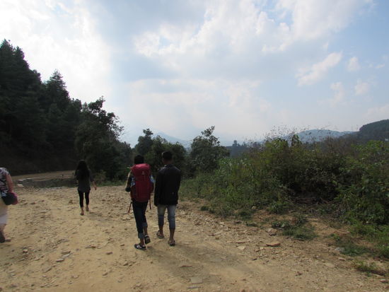 Den Rückweg wollen wir wandern.