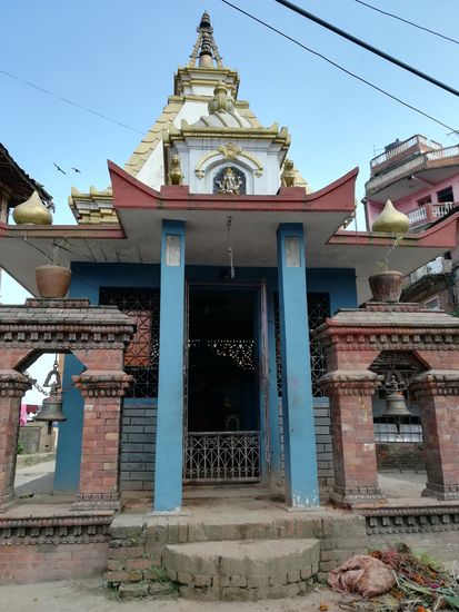 Tempel sind auch in diesem Ort nicht weg zu denken.