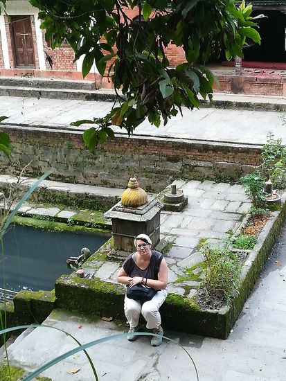 Ein stiller Platz. Wir sind die einzigen Besucher und das genießen wir sehr.