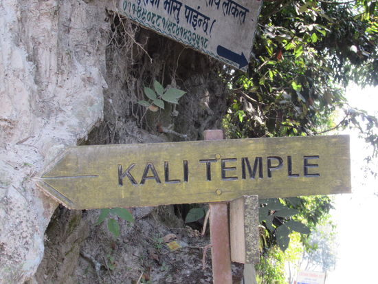 Bis zu diesem Schild sind es 650 Stufen.