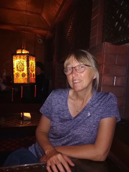 Im indischen Restaurant Third Eye. Es ist sehr gemütlich und sauber. Das Essen war lecker.