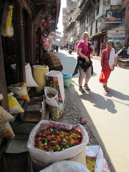 Wir schlendern durch die Gassen von Patan und entdecken immer wieder Neues.